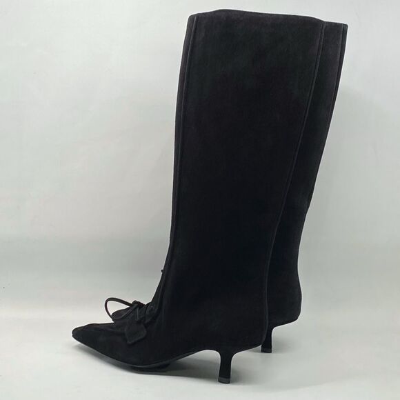 Burberry Storm Tall Suede Boots size 37 - Picture 9 of 15
